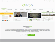 Tablet Screenshot of intryo.com